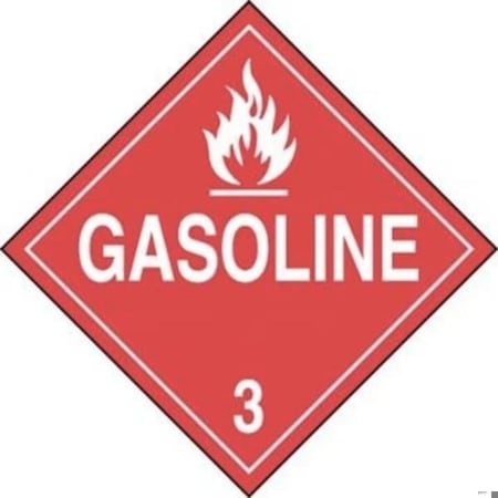 Accuform DOT PLACARD HAZARD CLASS 3  MPL304VP50 MPL304VP50